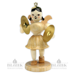 EK 003 Angel with Short Pleated Skirt and Cymbals