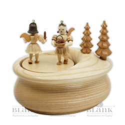 SP 020 Music box, with 2 gift givers, oval