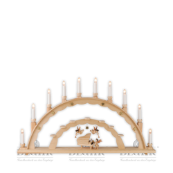 LE 020 Candle Arch with Angel and Piano