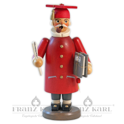 Incense smoker "Scholar", red - 20 cm (7.9 inches)