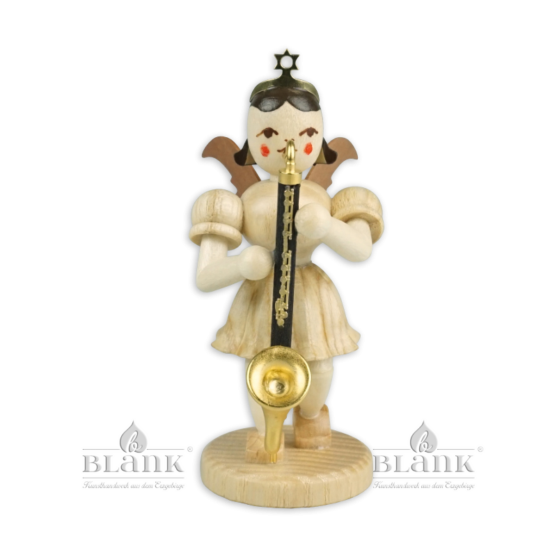 EK 093 Angel with Short Pleated Skirt and bass clarinet