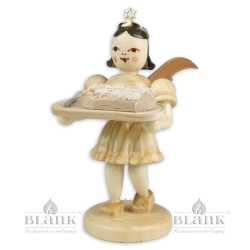 Angel with Short Pleated Skirt and Christmas Stollen