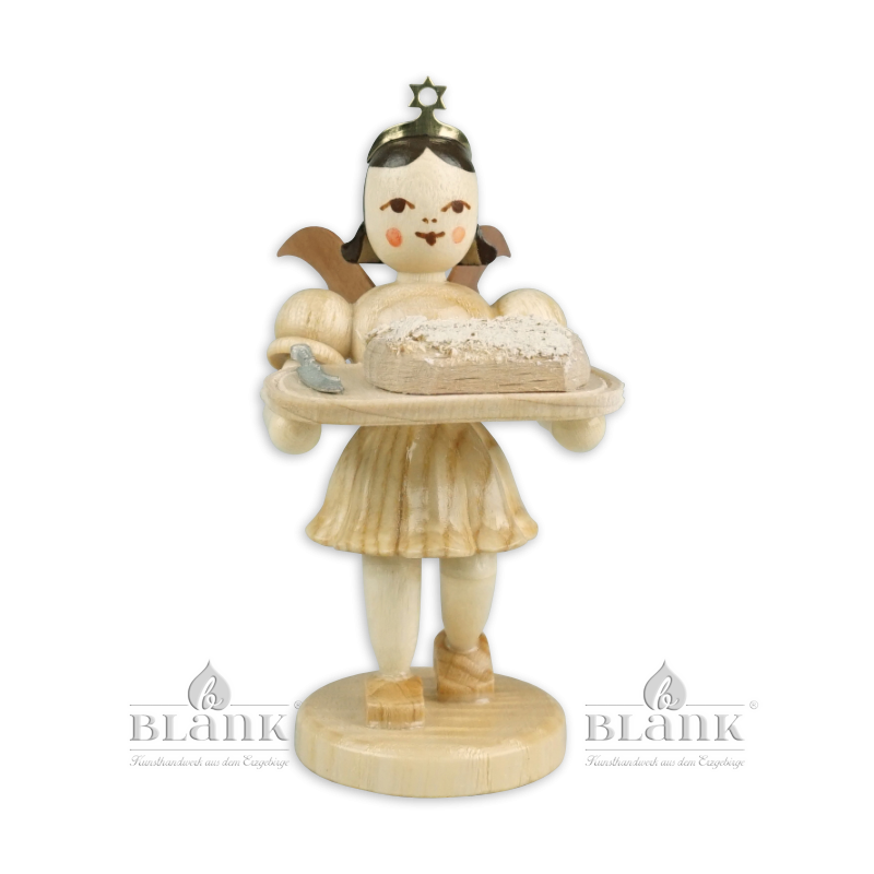 EK-M 017 Angel with Short Pleated Skirt and Christmas Stollen