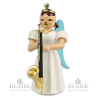 Angel with Long Pleated Robe and Bass Clarinet, coloured