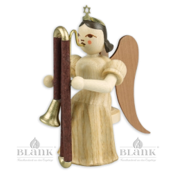 Angel with Long Pleated Robe and Contrabassoon