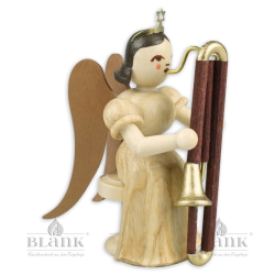 Angel with Long Pleated Robe and Contrabassoon