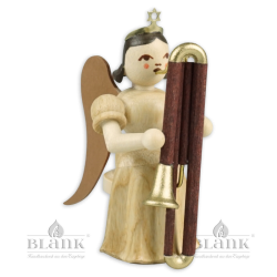 ELN 055 Angel with Long Pleated Robe and Contrabassoon